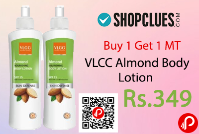 VLCC Almond Body Lotion Buy 1 Get 1 MT Offer