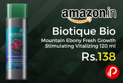 Biotique Bio Mountain Ebony Fresh Growth Stimulating Vitalizing 120 ml