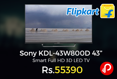 Sony KDL-43W800D 43” Smart Full HD 3D LED TV