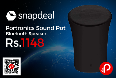 Portronics Sound Pot Bluetooth Speaker