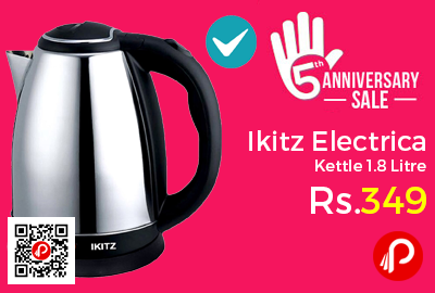 Ikitz Electric Kettle 1.8 Litre