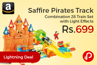 Saffire Pirates Track Combination 28 Train Set with Light Effects