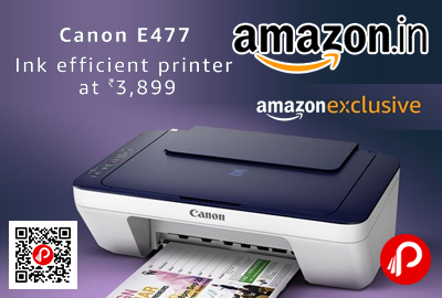 Canon Pixma E477 All in One InkJet Wifi Printer