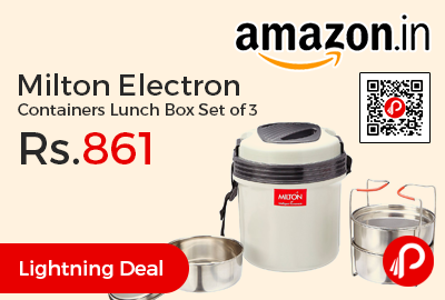 Milton Electron Containers Lunch Box Set of 3