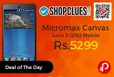 Micromax Canvas Juice 3 Q392 Mobile
