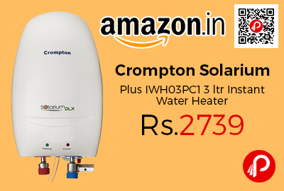 Crompton Solarium Plus IWH03PC1 3 ltr Instant Water Heater