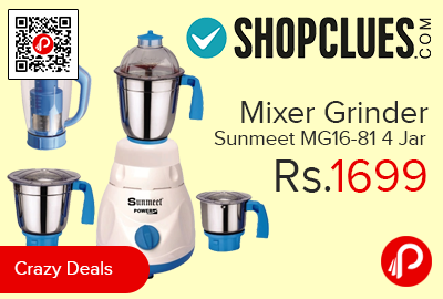Mixer Grinder Sunmeet MG16-81 4 Jar