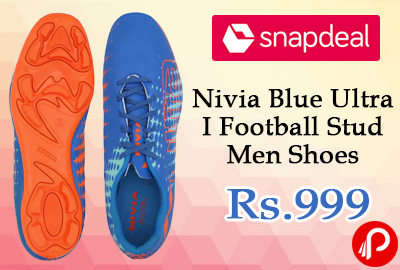 Nivia Blue Ultra I Football Stud Men Shoes