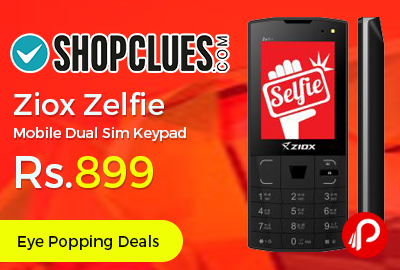 Ziox Zelfie Mobile Dual Sim Keypad
