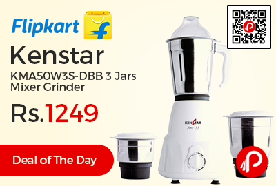Kenstar KMA50W3S-DBB 3 Jars Mixer Grinder
