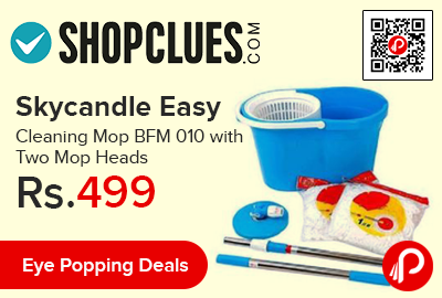 Skycandle Easy Cleaning Mop BFM 010 with Two Mop Heads