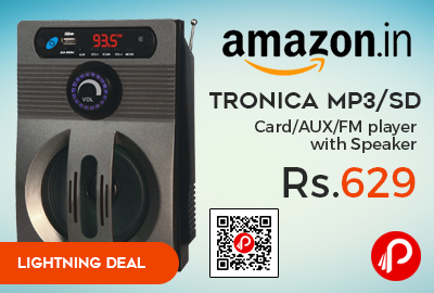 Tronica MP3/SD Card/AUX/FM player with Speaker