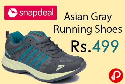 Asian Gray Running Shoes