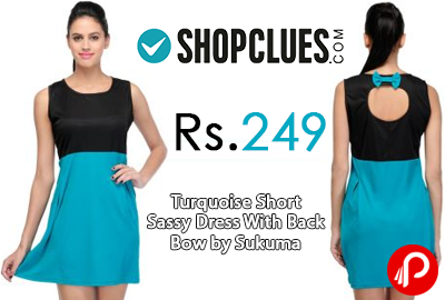 Turquoise Short Sassy Dress