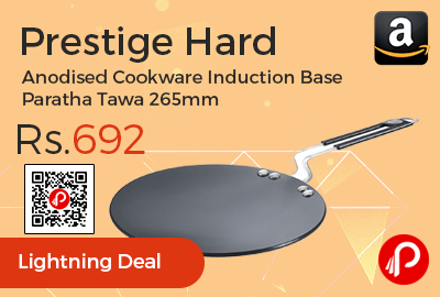 Prestige Hard Anodised Cookware Induction Base Paratha Tawa 265mm