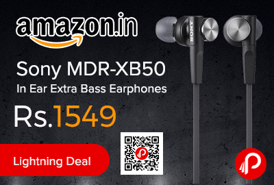 Sony MDR-XB50 In Ear Extra Bass Earphones