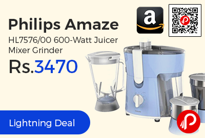 Philips Amaze HL7576/00 600-Watt Juicer Mixer Grinder