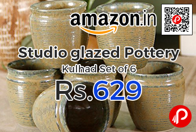 Pottery Kulhad Set of 6 by Studio
