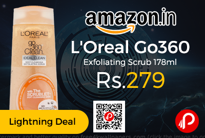 L'Oreal Go360 Exfoliating Scrub 178ml