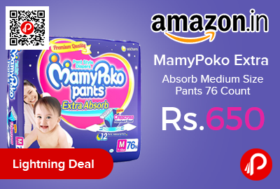 MamyPoko Extra Absorb Medium Size Pants 76 Count