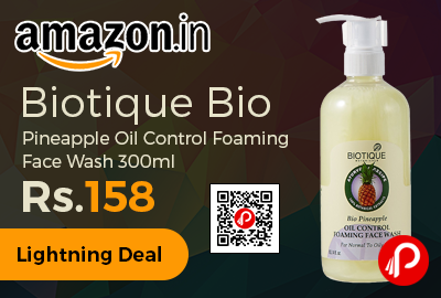 Biotique Bio Pineapple Oil Control Foaming Face Wash 300ml
