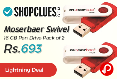 Moserbaer Swivel 16 GB Pen Drive