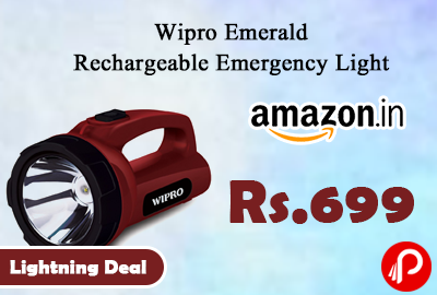 Wipro Emerald Rechargeable Emergency Light