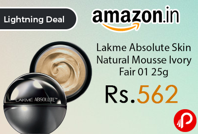 Lakme Absolute Skin Natural Mousse Ivory Fair 01 25g