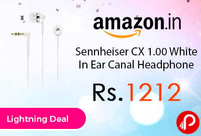 Sennheiser CX 1.00 White In Ear Canal Headphone
