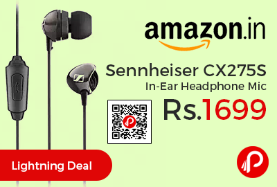 Sennheiser CX275S In-Ear Headphone Mic