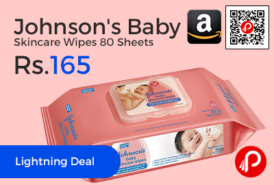 Johnson's Baby Skincare Wipes 80 Sheets