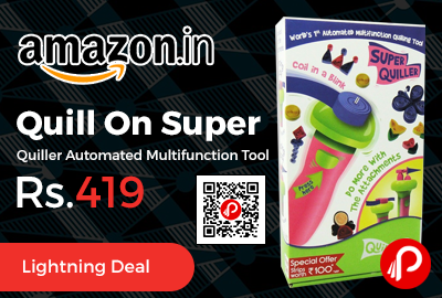 Quill On Super Quiller Automated Multifunction Tool