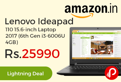 Lenovo Ideapad 110 15.6-inch Laptop 2017
