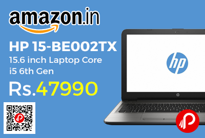 HP 15-BE002TX 15.6 inch Laptop Core i5 6th Gen