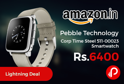 Pebble Technology Corp Time Steel 511-00023 Smartwatch