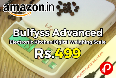 Bulfyss Advanced Electronic Kitchen Digital Weighing Scale