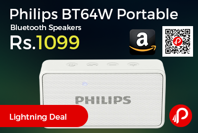 Philips BT64W Portable Bluetooth Speakers