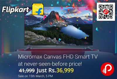 Micromax 50 CANVAS-S 50” Full HD Smart LED TV