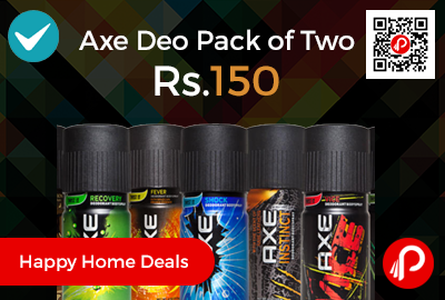 Axe Deo Pack of Two 60% off