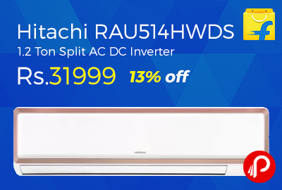 Hitachi RAU514HWDS 1.2 Ton Split AC DC Inverter
