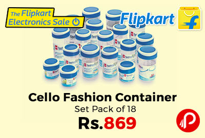 Cello Fashion Container Set Pack of 18