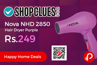 Nova NHD 2850 Hair Dryer Purple