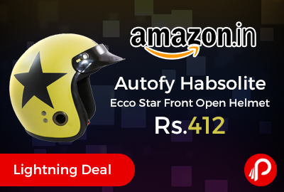 Autofy Habsolite Ecco Star Front Open Helmet