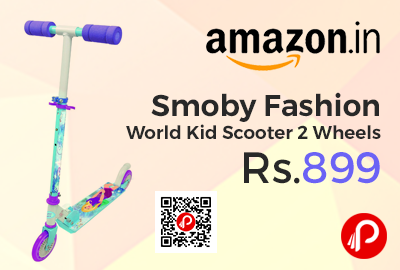 Smoby Fashion World Kid Scooter 2 Wheels