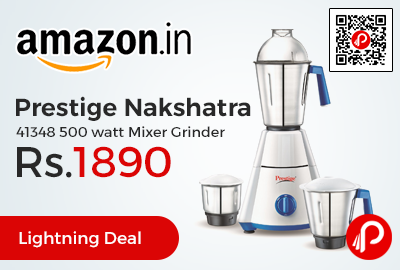 Prestige Nakshatra 41348 500 watt Mixer Grinder