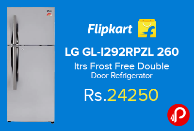 LG GL-I292RPZL 260 ltrs Frost Free Double Door Refrigerator