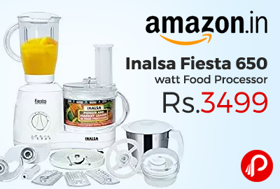 Inalsa Fiesta 650 watt Food Processor