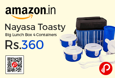 Nayasa Toasty Big Lunch Box 4 Containers