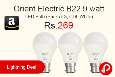 Orient Electric B22 9 watt LED Bulb