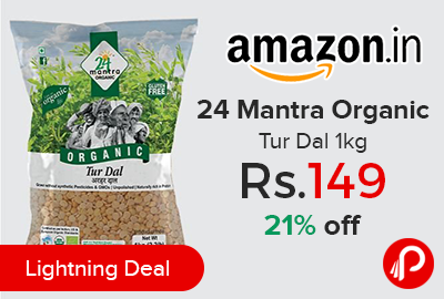 24 Mantra Organic Tur Dal 1kg